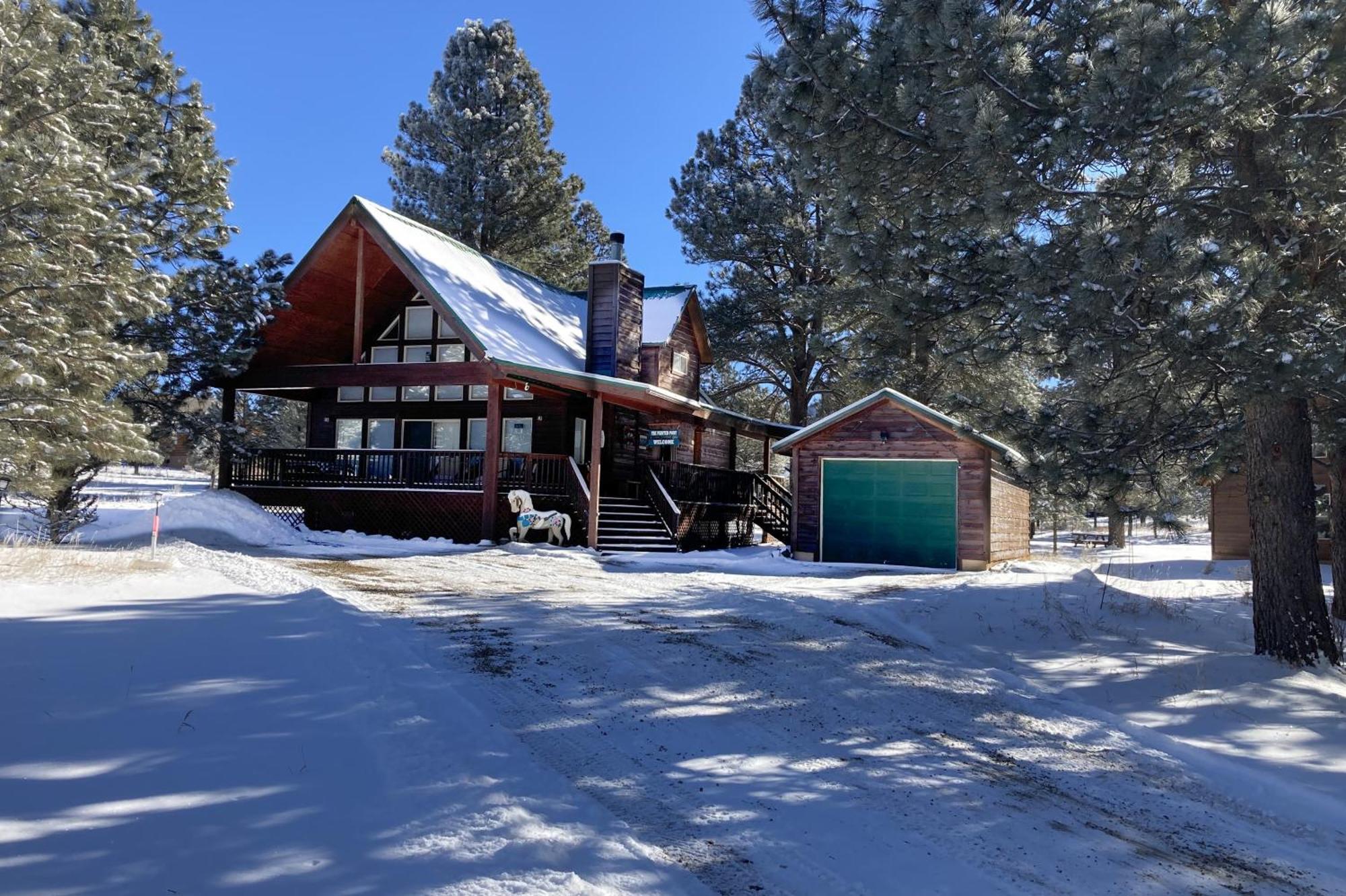 Painted Pony Cabin Angel Fire Exterior foto