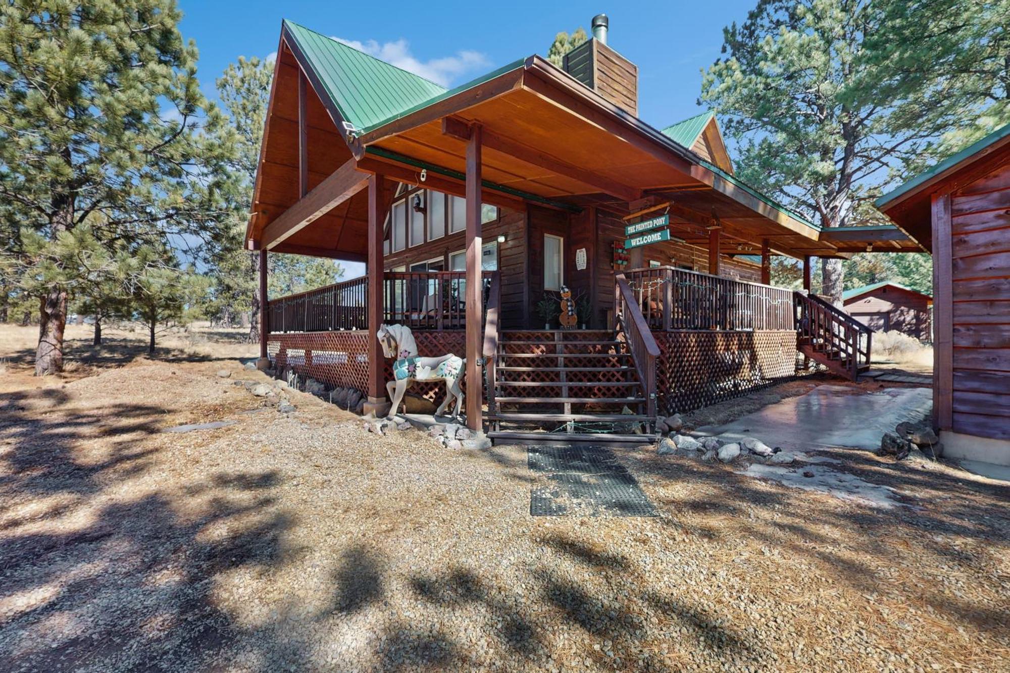 Painted Pony Cabin Angel Fire Exterior foto